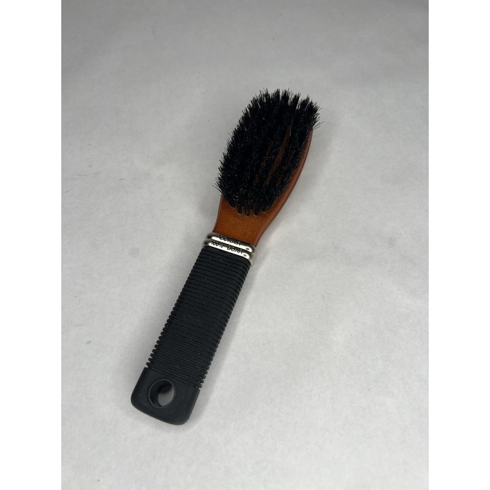 2007‎ Conair Performers Wood 100% Boar Bristle Hair Brush Natural SMOOTH/SHINE